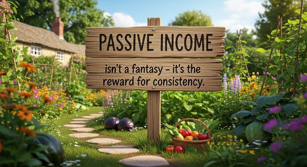 “Passive income” isn’t a fantasy - it’s the reward for consistency.