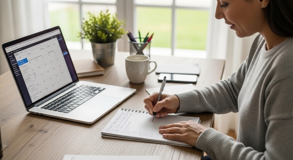 Parent reviewing affiliate programs that fit their audience