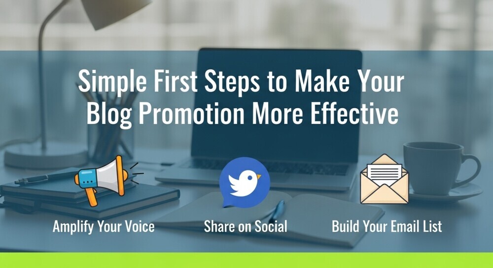 Simple First Steps to Make Your Blog Promotion More Effective