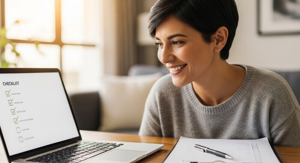 Parent choosing a parenting blog niche that fits family life