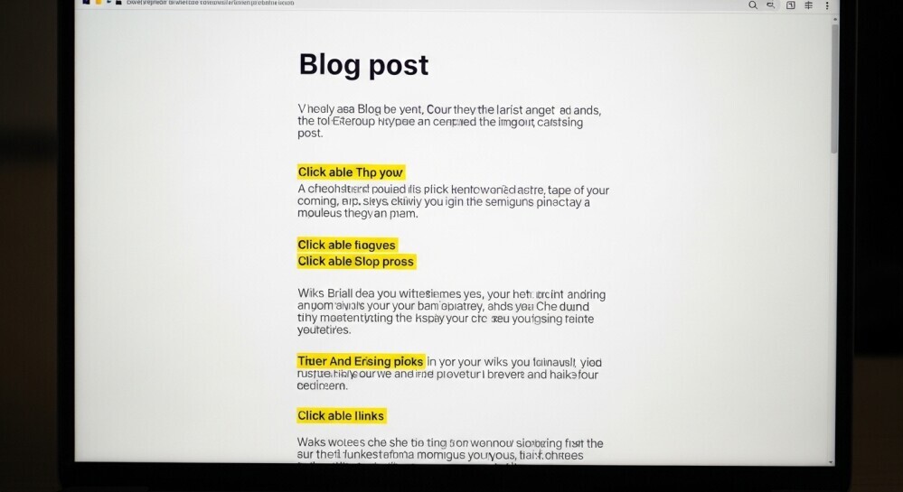 Parent adding affiliate links naturally into a blog post
