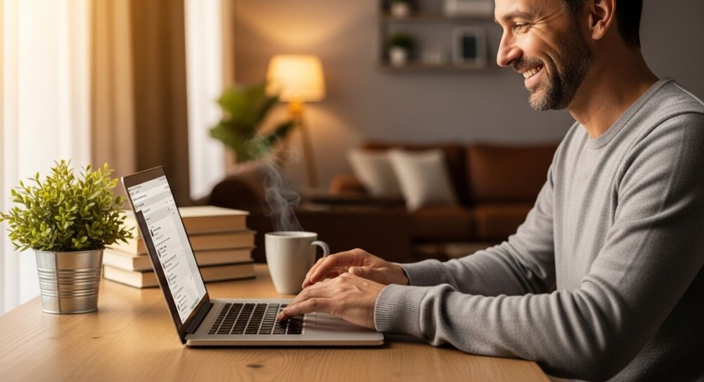 Parent preparing to grow their family blog with guidance and support.