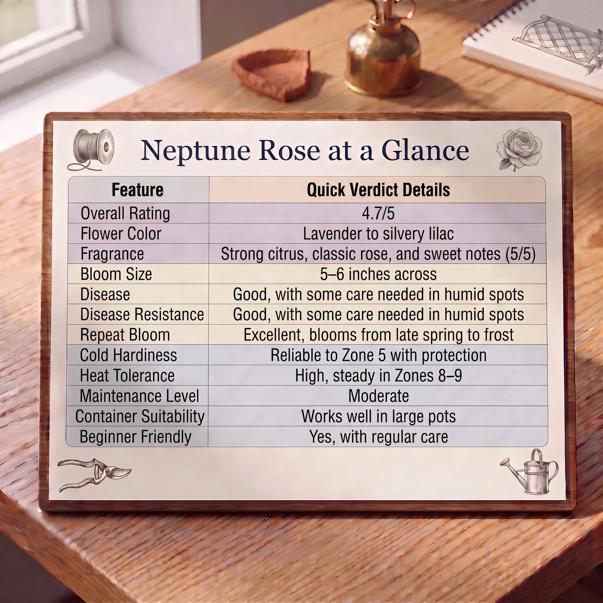 Neptune rose