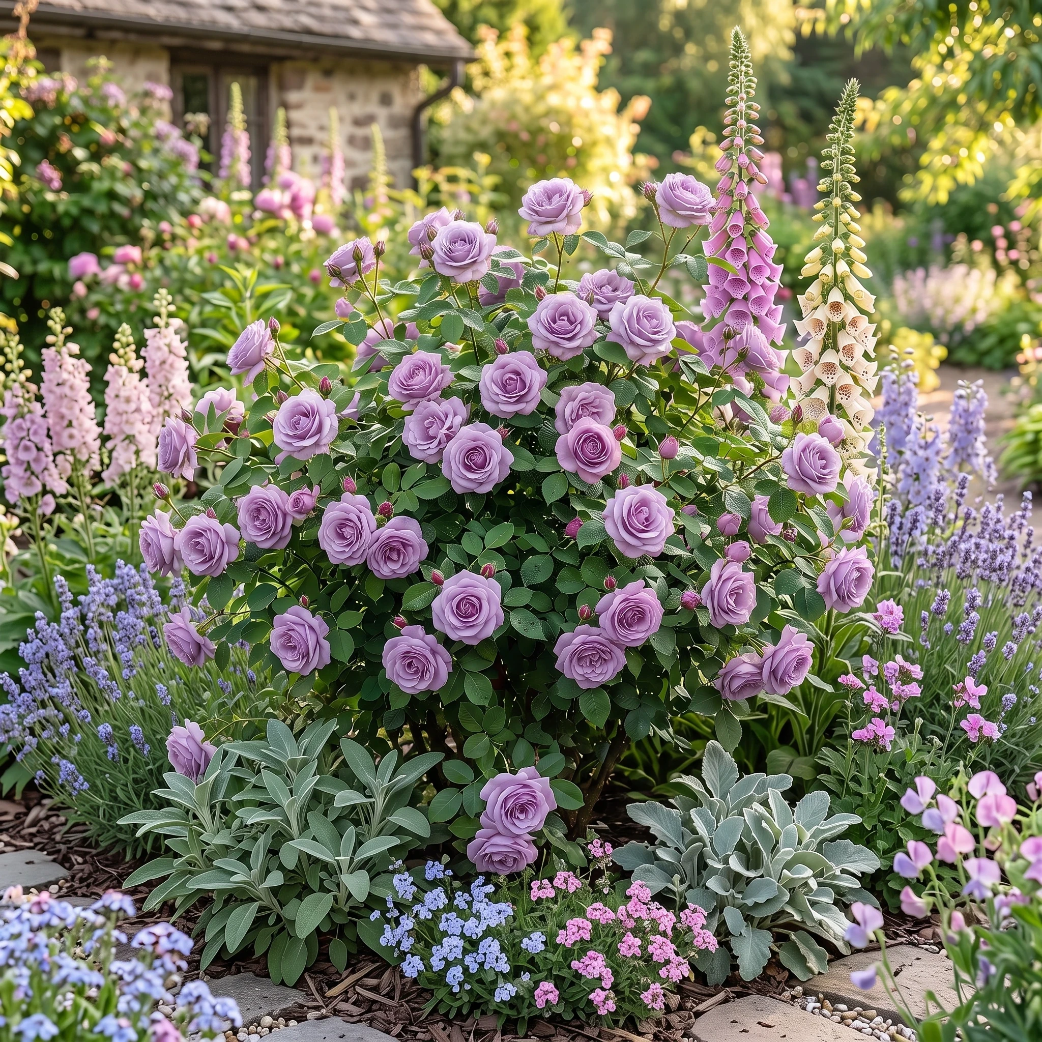neptune rose in garden