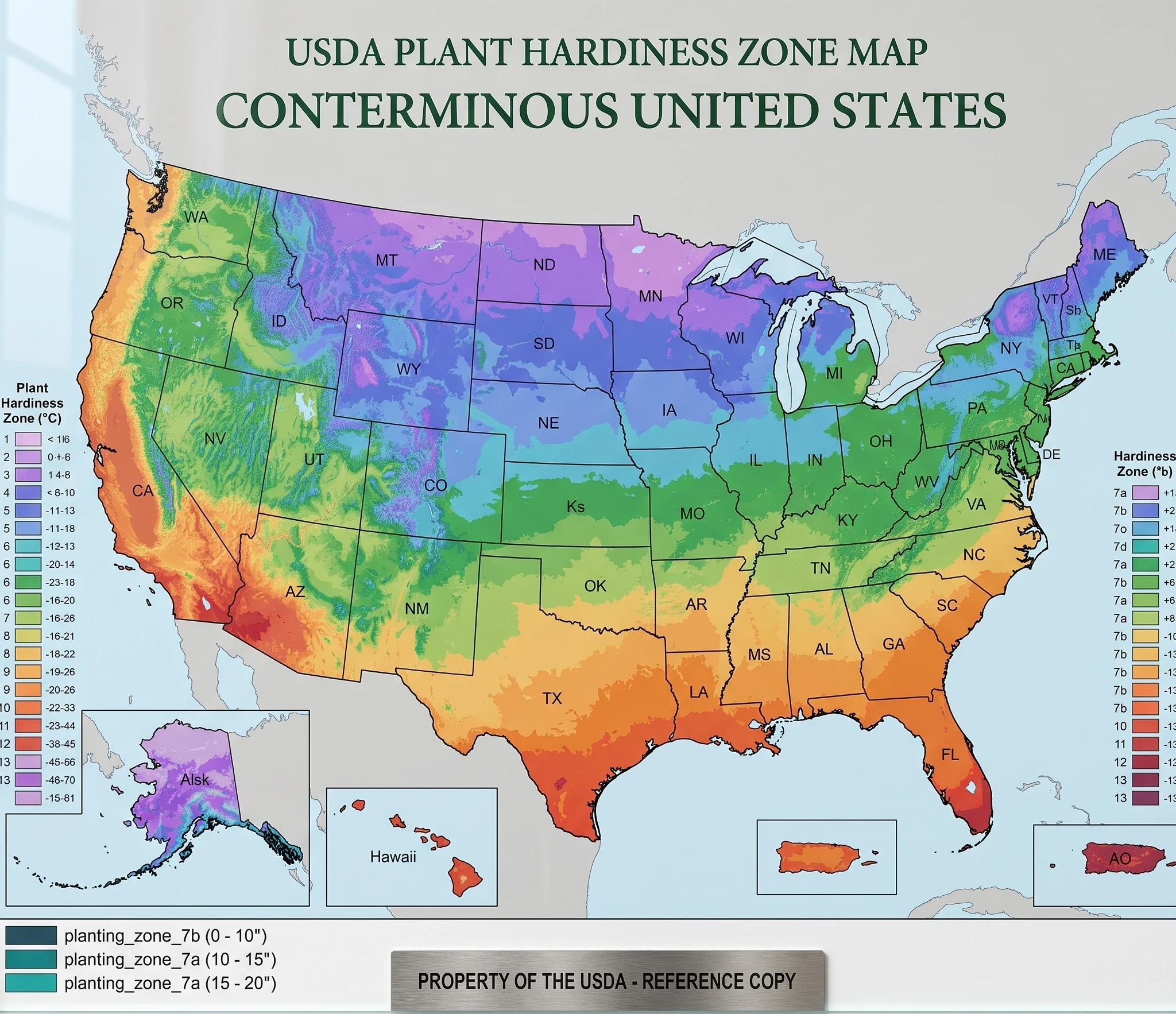 US Zone Map
