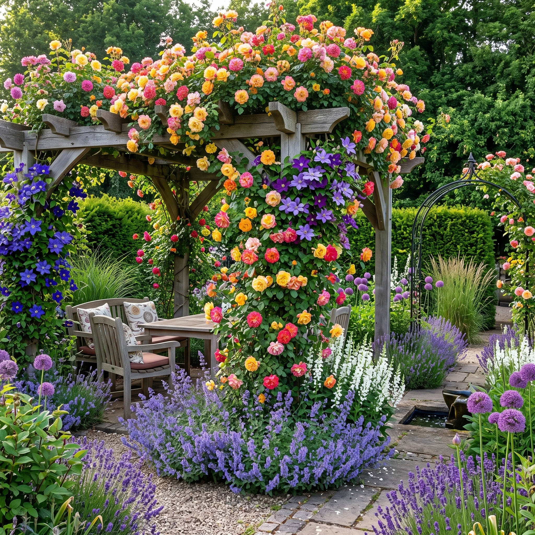 Joseph`s Coat garden