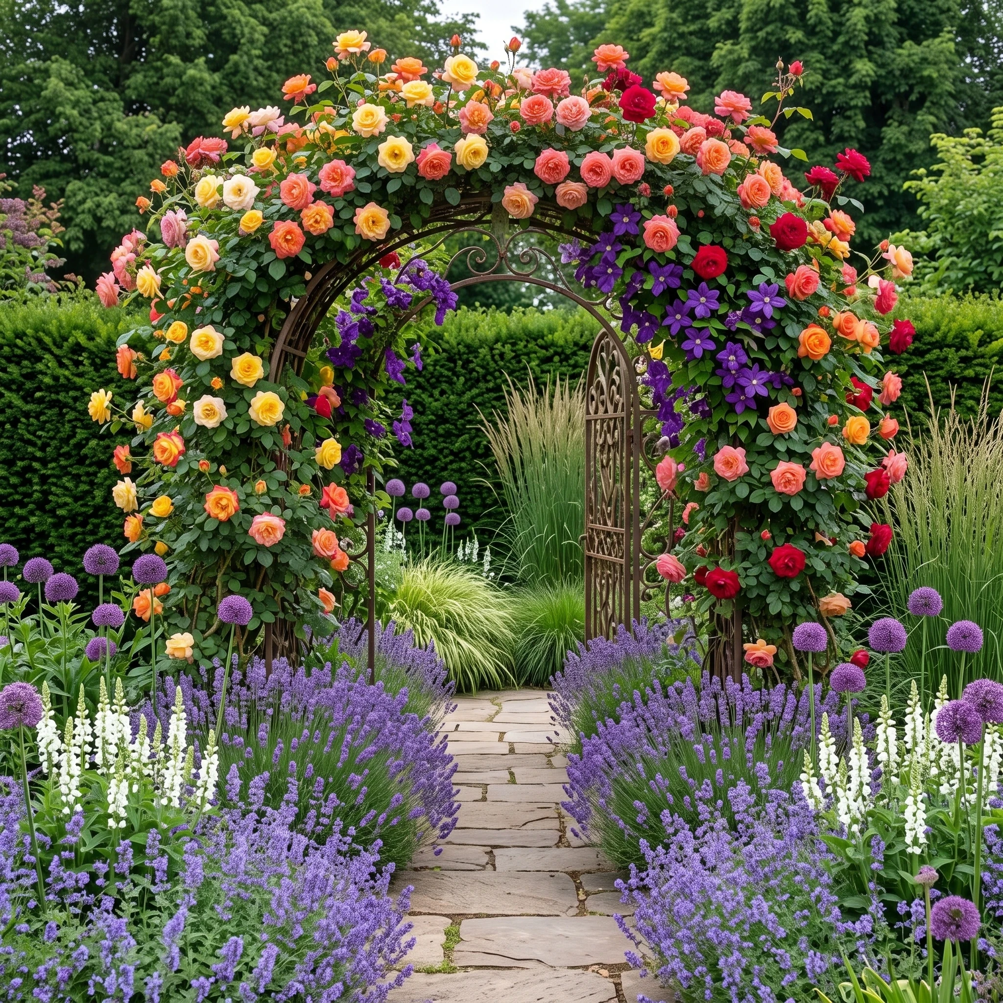 Joseph`s coat garden