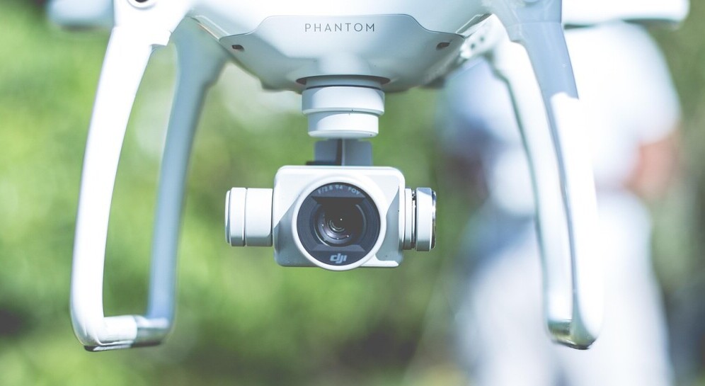 drone in flight