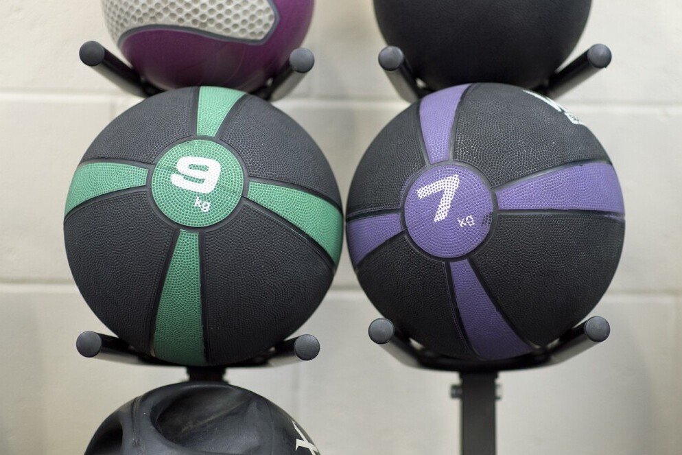 medicine balls