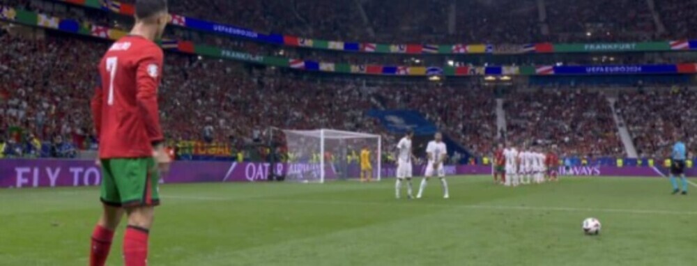 ronaldo free kick