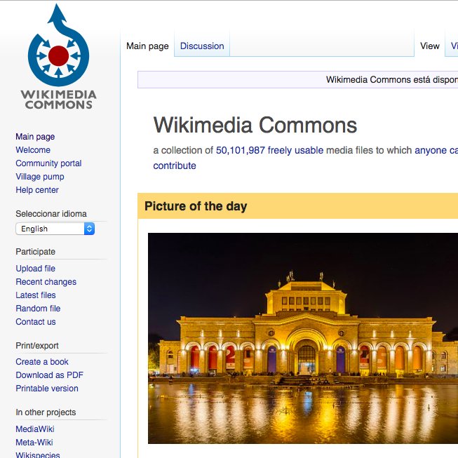 How to give credit to the author of a Wikimedia Commons image