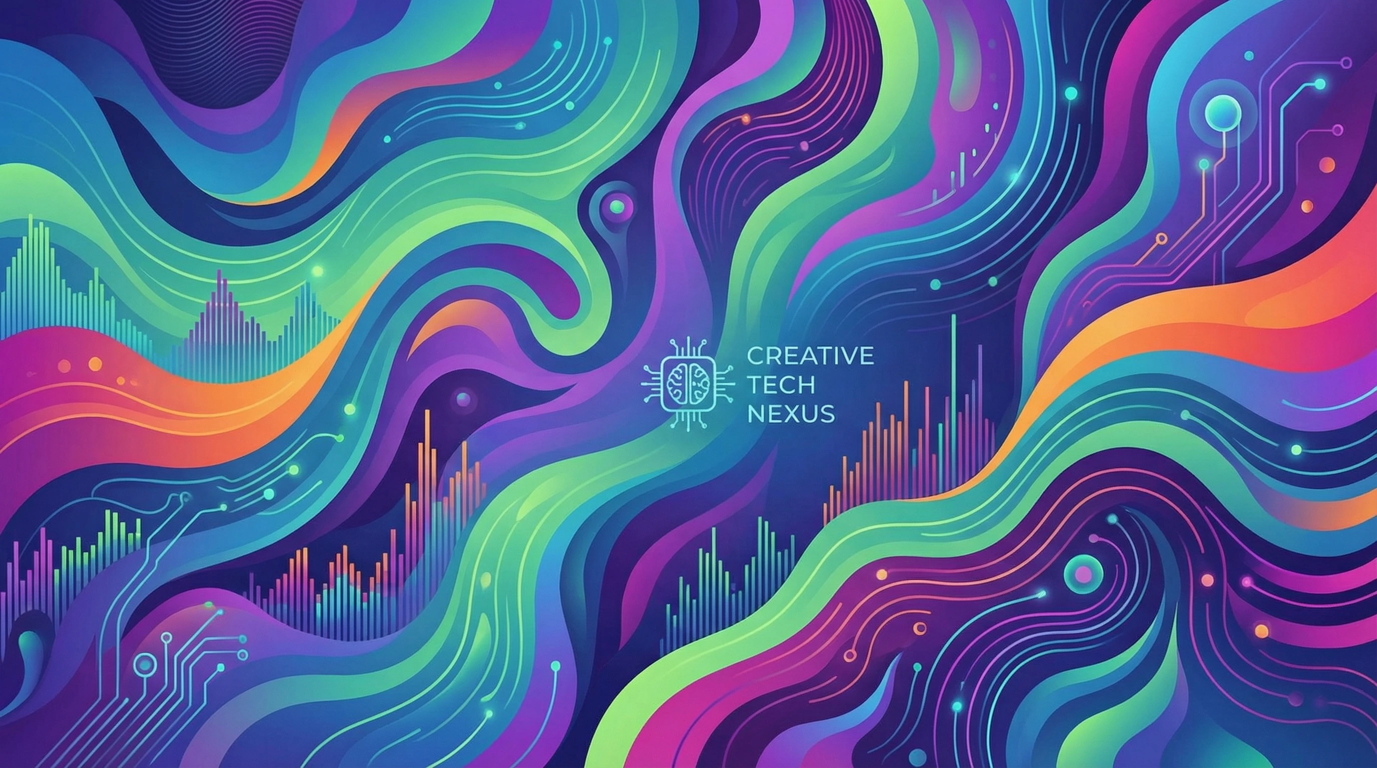 Colorful AI-generated abstract digital artwork.