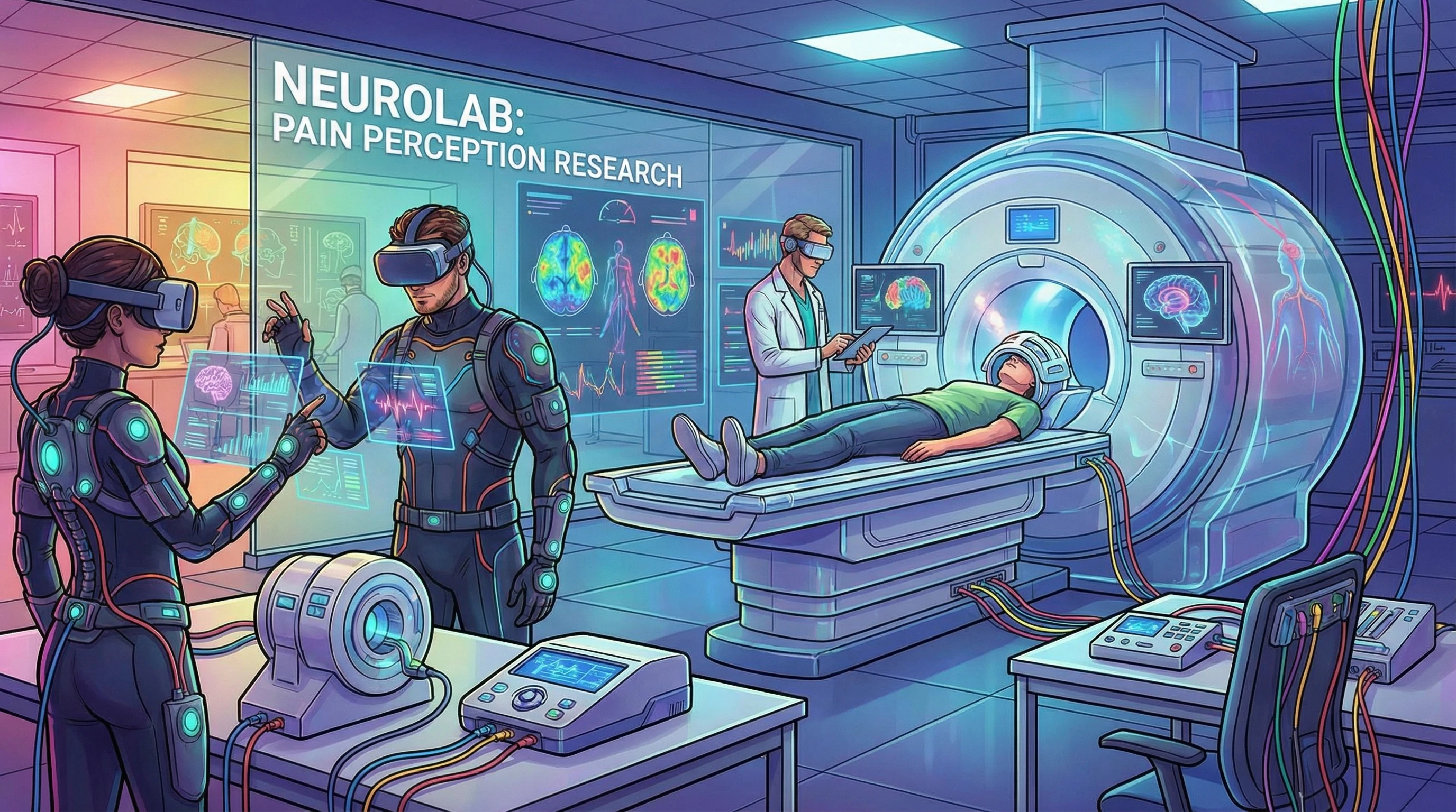 Visualization of data and neural mapping tools used in pain research