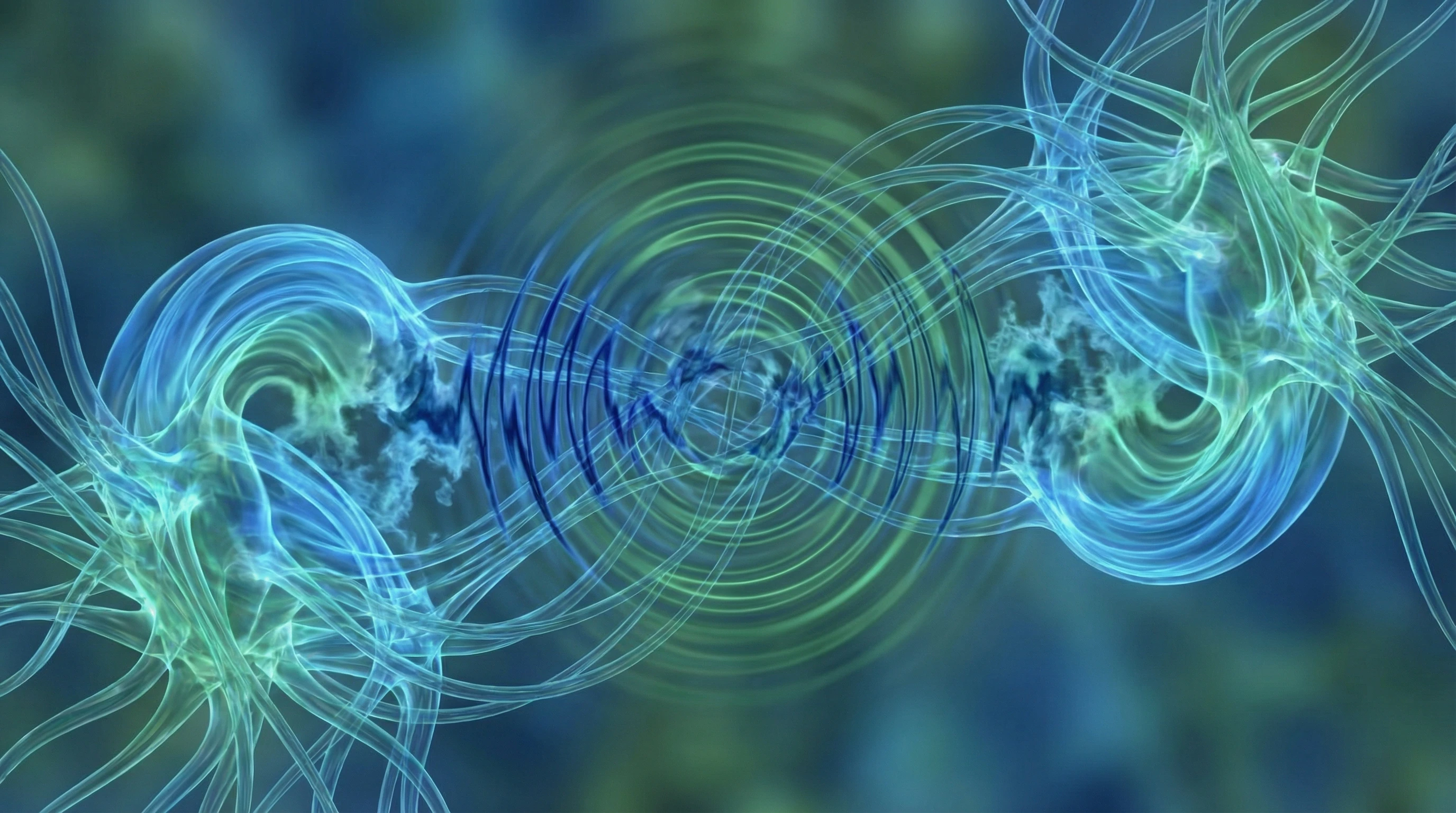 Abstract depiction of interconnected mind and body, symbolizing the psychological factors influencing pain perception.