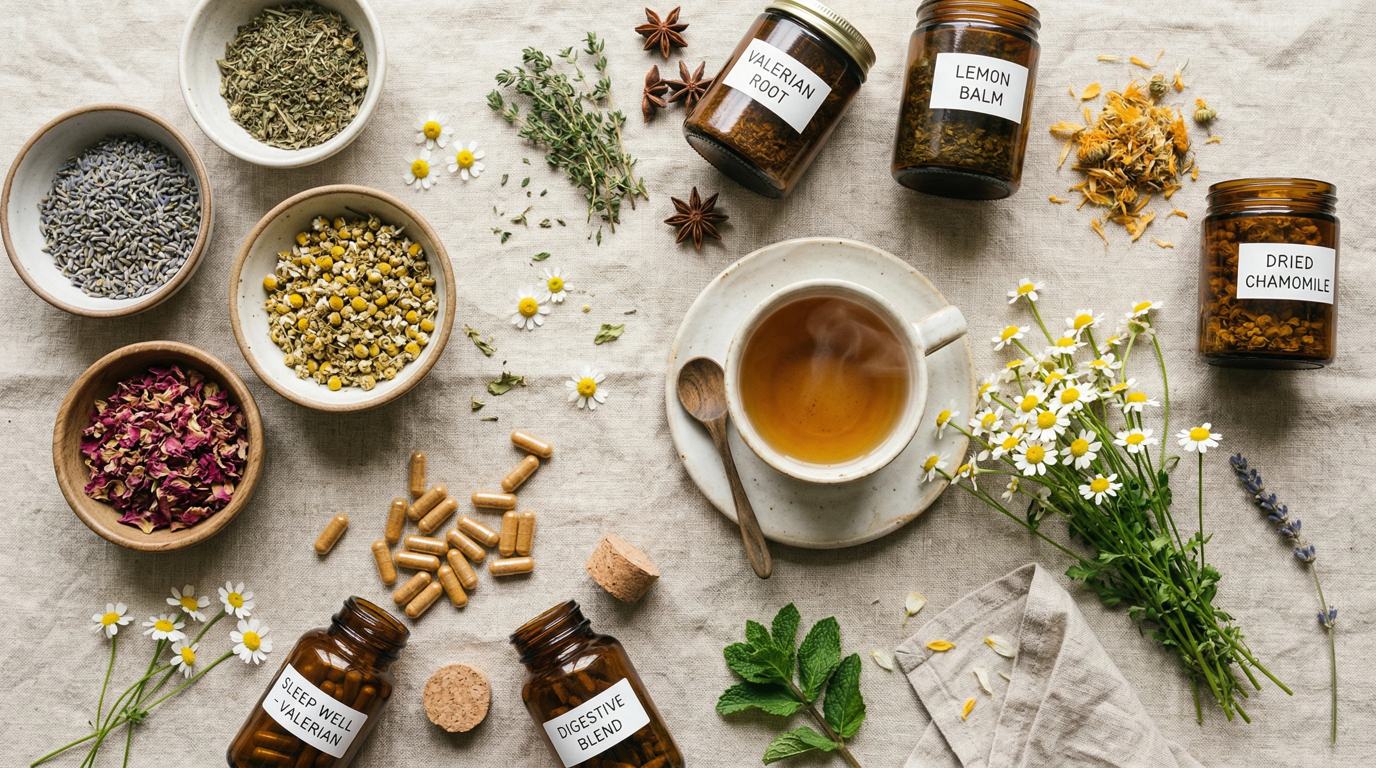 Herbal Supplements for Stress Relief