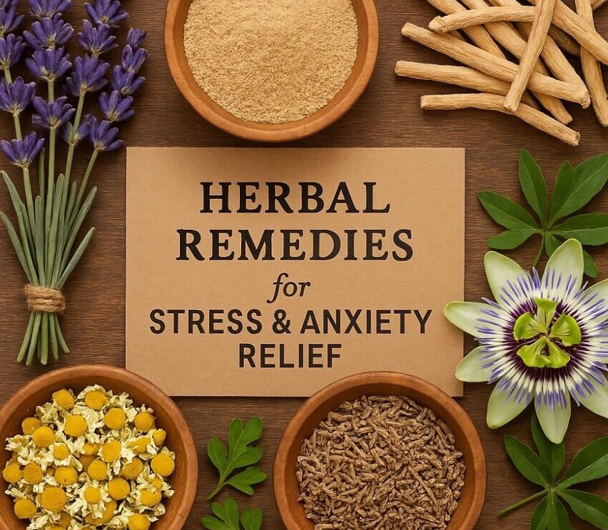 Herbal remedies for stress and anxiety relief