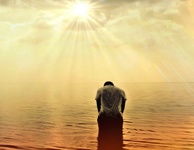 Person in Meditation or Prayer
