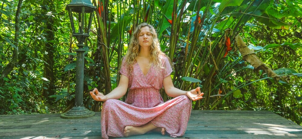 Girl in Meditation