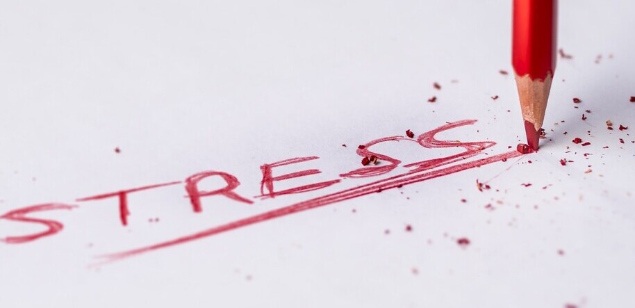Stress, Written with red pencil
