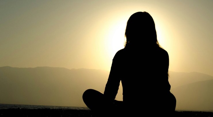 Woman Meditating 