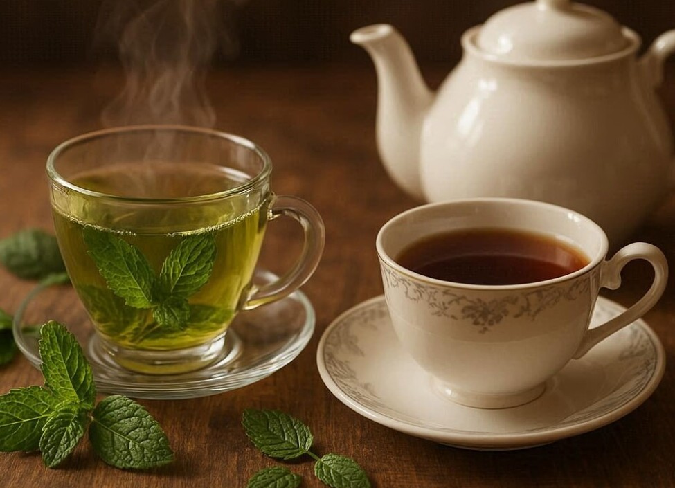 Peppermint and Traditional Tea