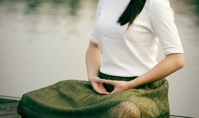 Girl Meditating