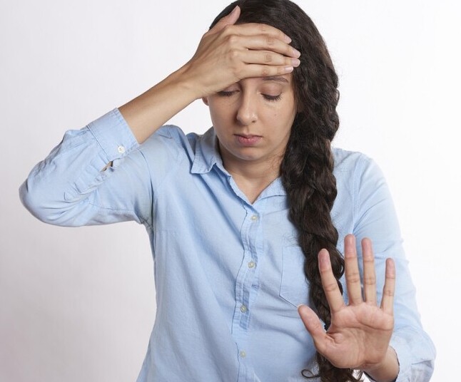Stressful, worried Woman