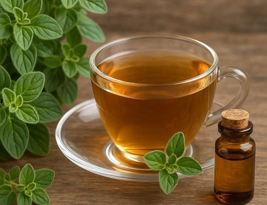Oregano Tea and essential oil