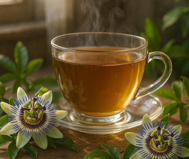 Passionflower herbal tea