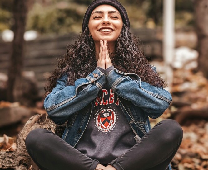 Girl in Meditation