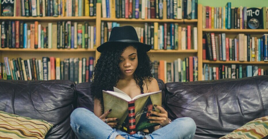 Girl Reading a book