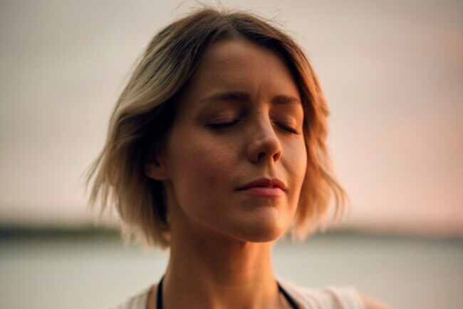 Woman in meditation